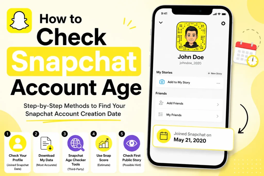 How to Check Snapchat Account Age (Your Own or Someone Else’s) how to check snapchat account age