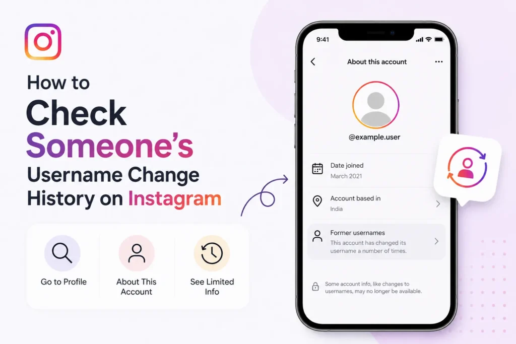 check someone username change history instagram