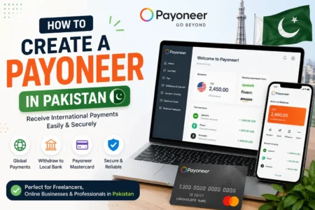 create a payoneer in pakistan