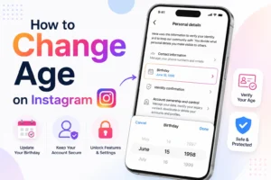 how to change age on instagram