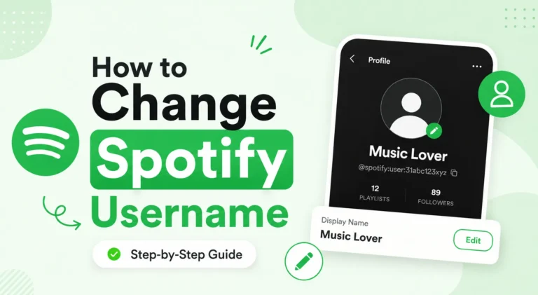 How to Change Spotify Username how to change spotify username