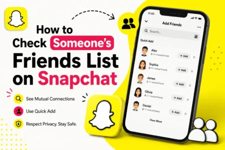 see others friends on snapchat