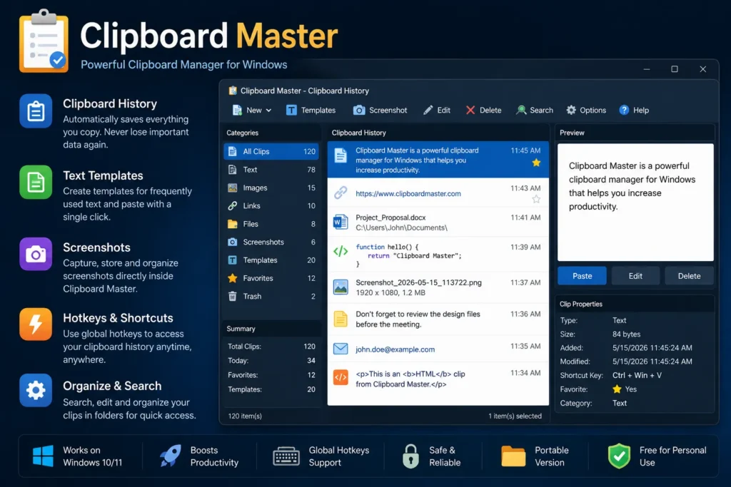 clipboard master