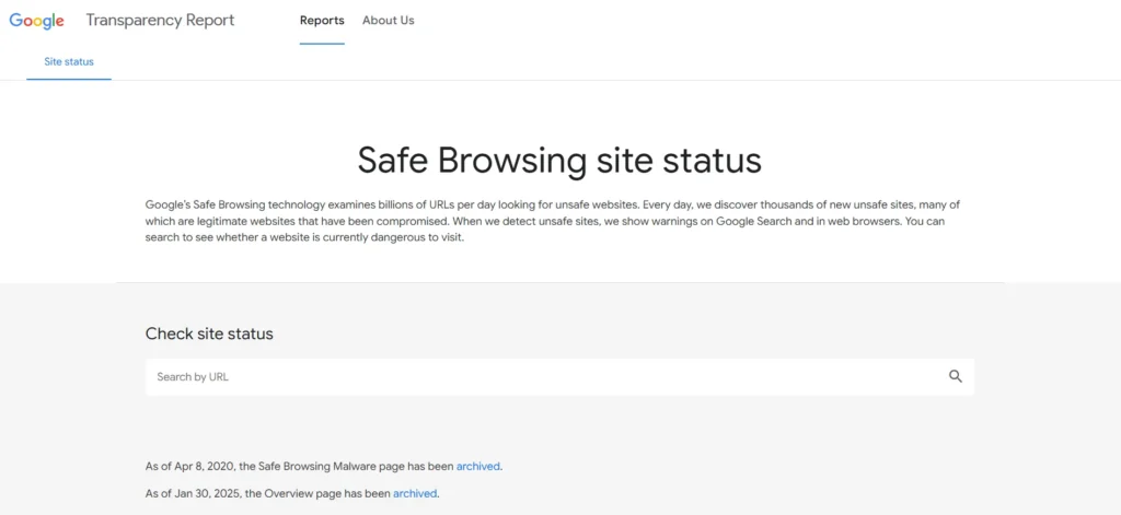 google safe browsing