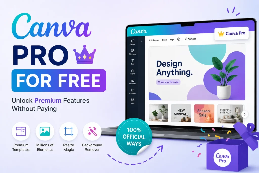How to get Canva pro for free how to get canva pro for free
