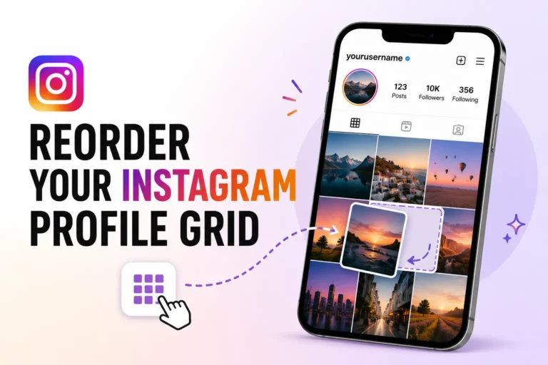 How to rearrange your Instagram profile grid how to rearrange instagram profile grid
