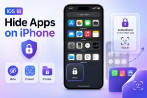 how to unhide apps on iphone