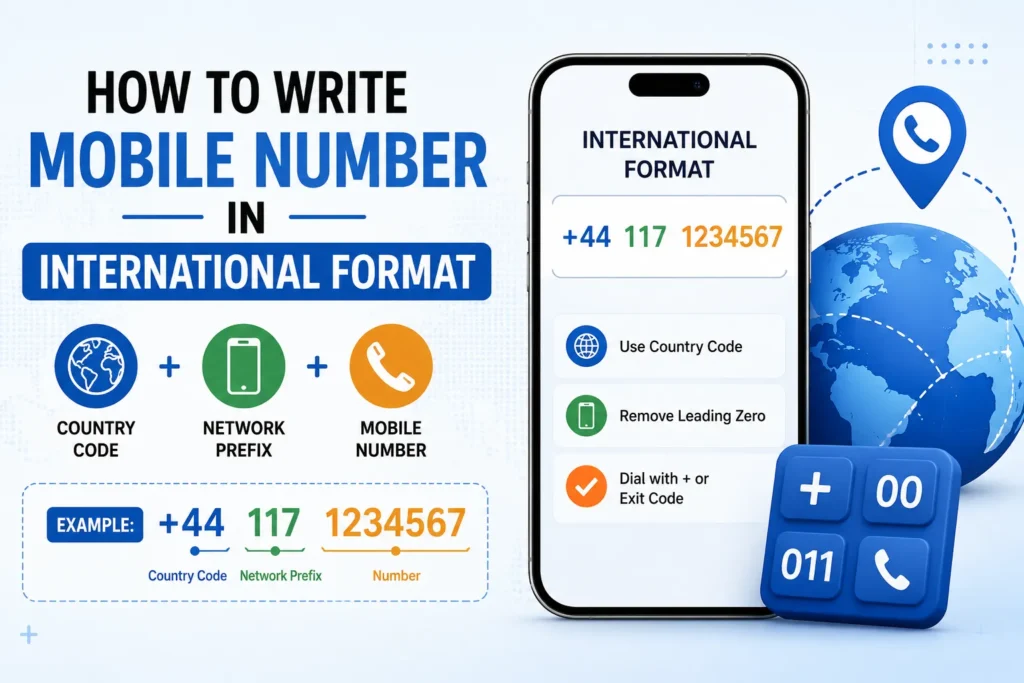 How to write mobile number in international format how to write mobile number in international format