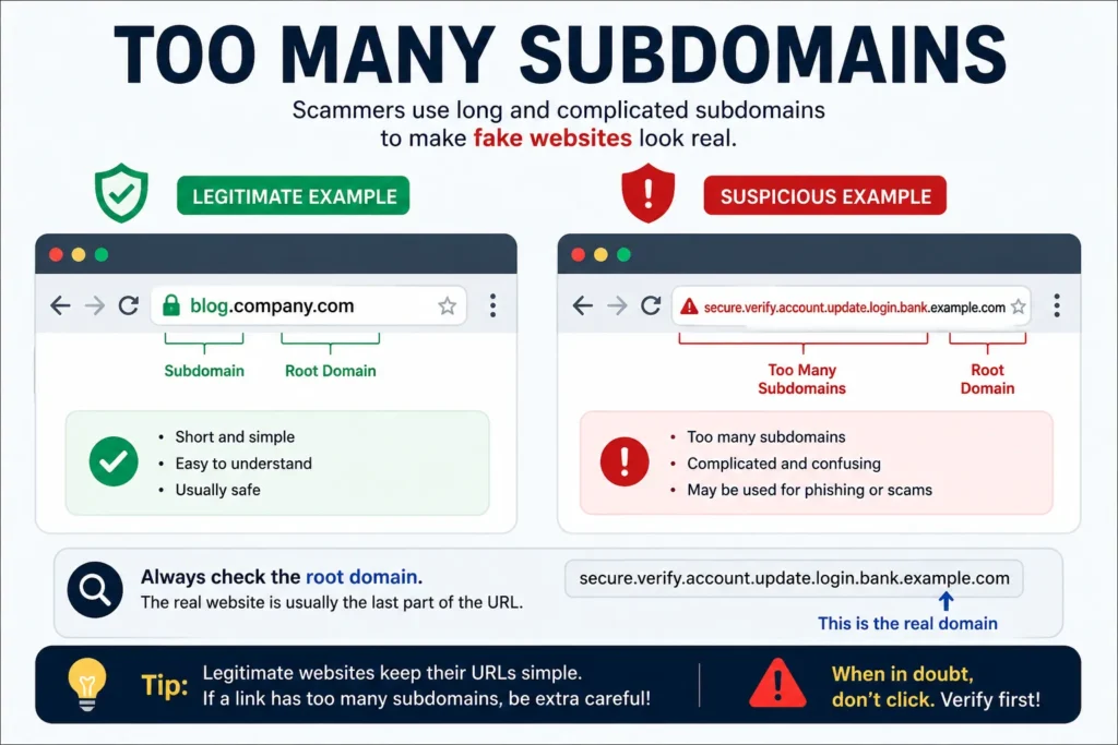 too many subdomains