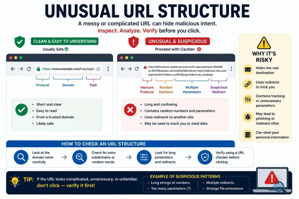 unusual url structure