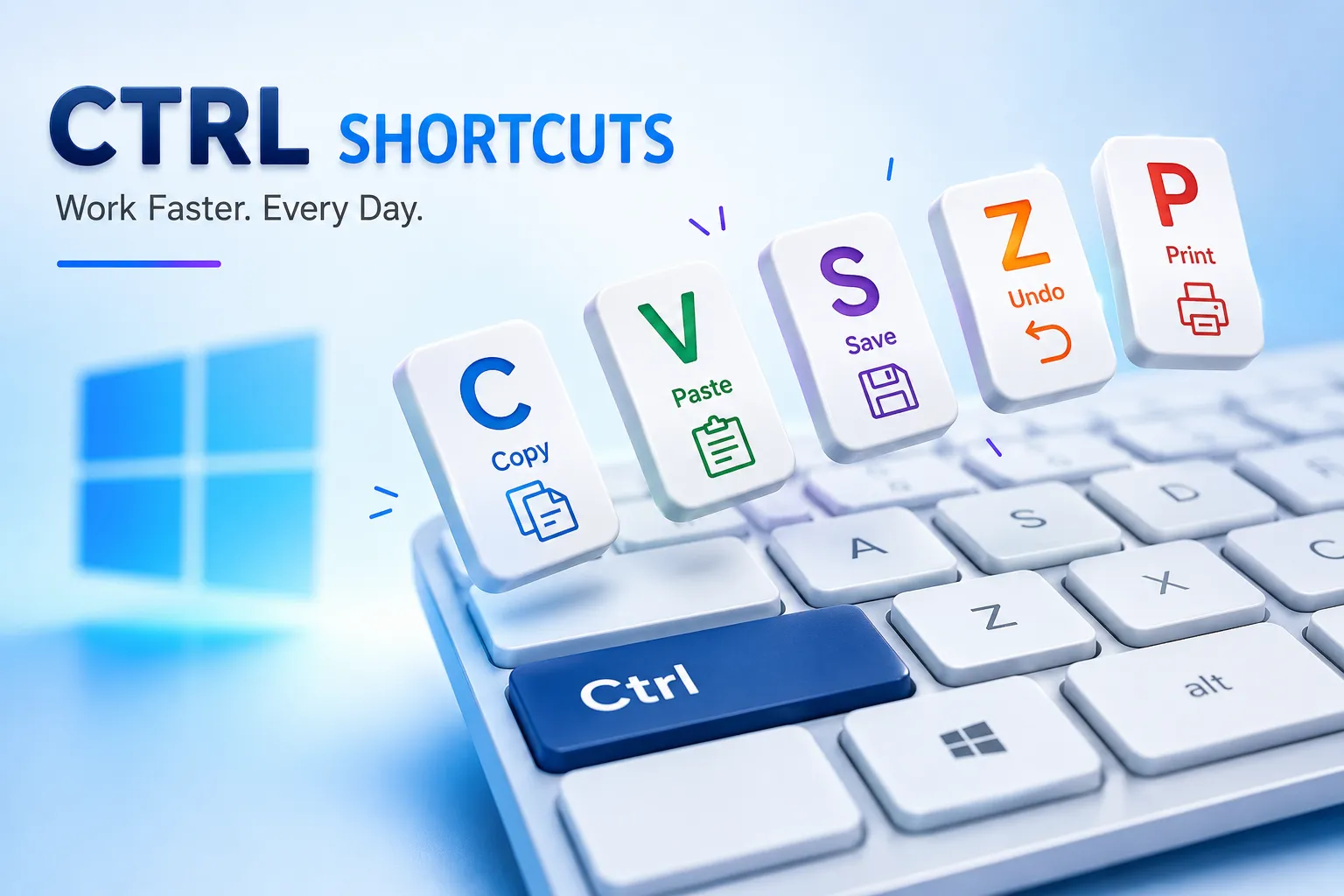 CTRL Commands and Shortcuts for Windows 10 & 11