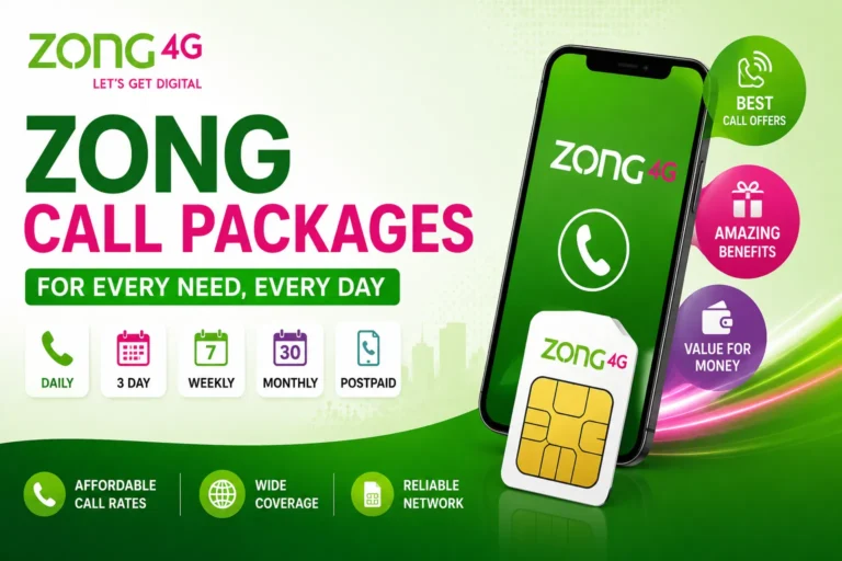Zong Call Packages: Hourly, Daily, Weekly, and Monthly zong call packages
