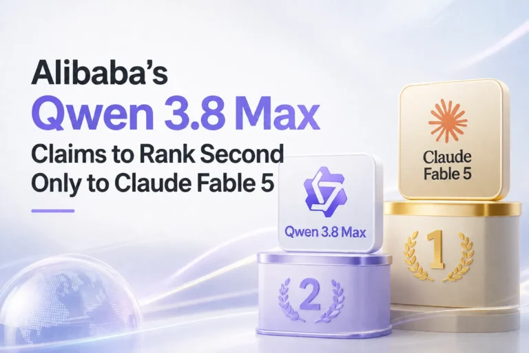 Alibaba’s Qwen 3.8 Max Claims to Rank Second Only to Claude Fable 5 alibaba qwen 3 8 max preview launch