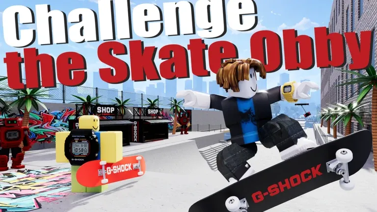 challenge the skate obby g shock