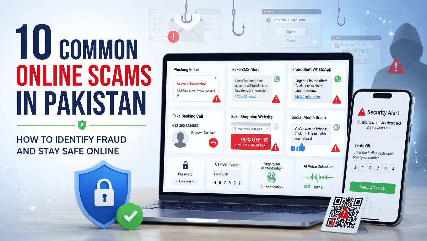 Cybercrime in Pakistan: 10 common online scams and how to protect yourself