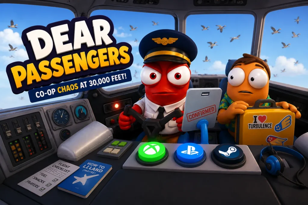 Dear Passengers: New Chaotic Airline Co-op Game Coming to Steam dear passengers steam game