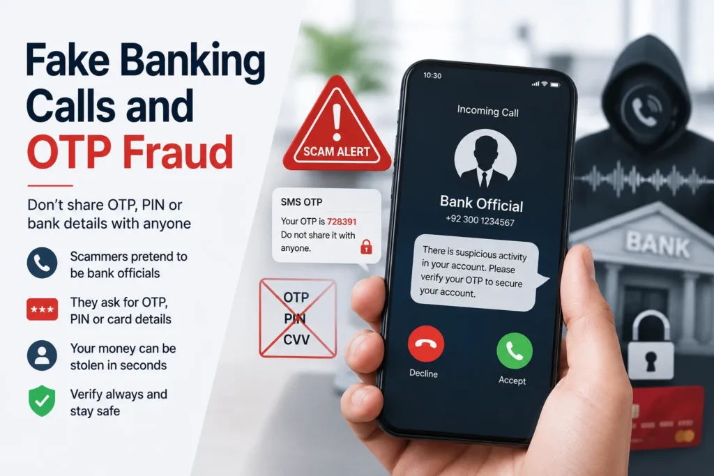 fake banking calls and otp fraud