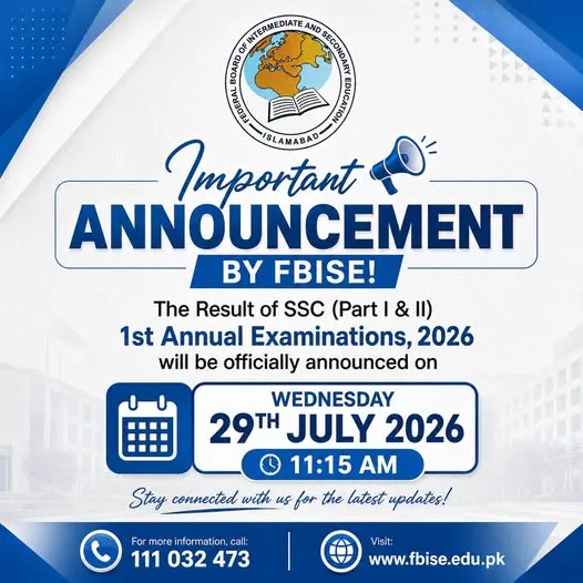 fbise result notification