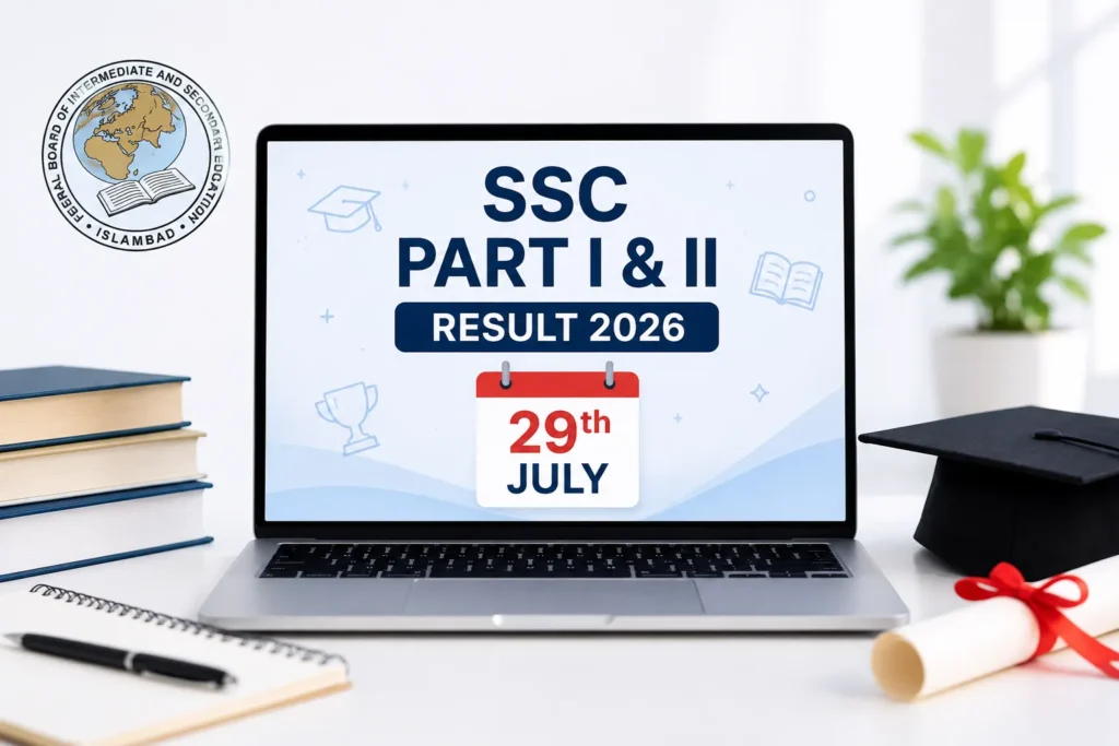 FBISE to Announce SSC Part I & II Result 2026 on 29th July fbise to announce ssc part i ii result 2026 on 29th july