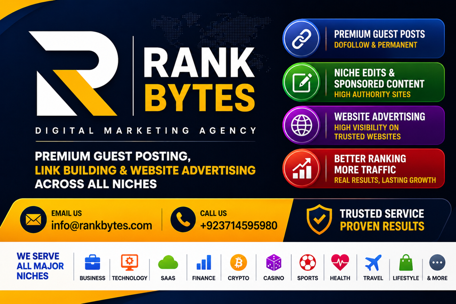 Rank Bytes – Affordable Guest Posting Packages with Powerful White Hat Link Building | info@rankbytes.com | +44 7882745150 image