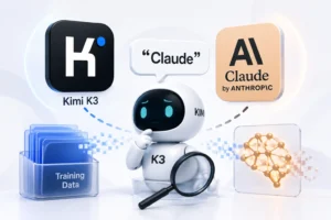 kimi k3 claude identity distillation controversy