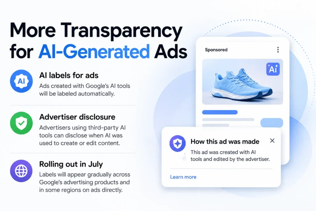 more transparency for ai generated ads