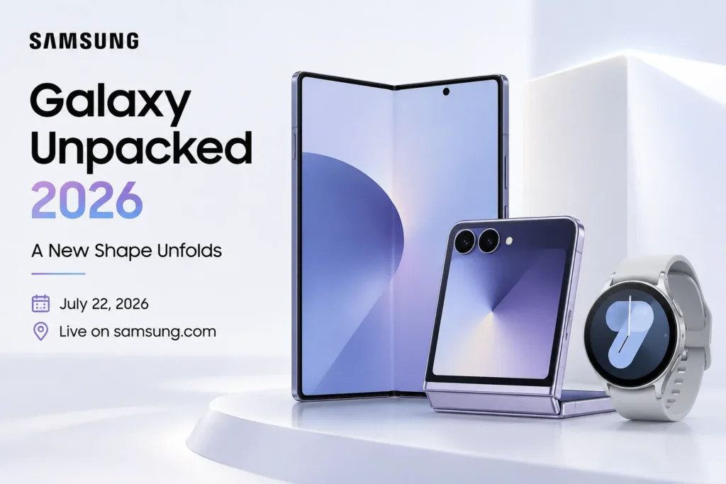 Samsung Galaxy Unpacked 2026 Confirmed for July 22: New Foldables and Galaxy AI Features Expected samsung galaxy unpacked 2026 july 22