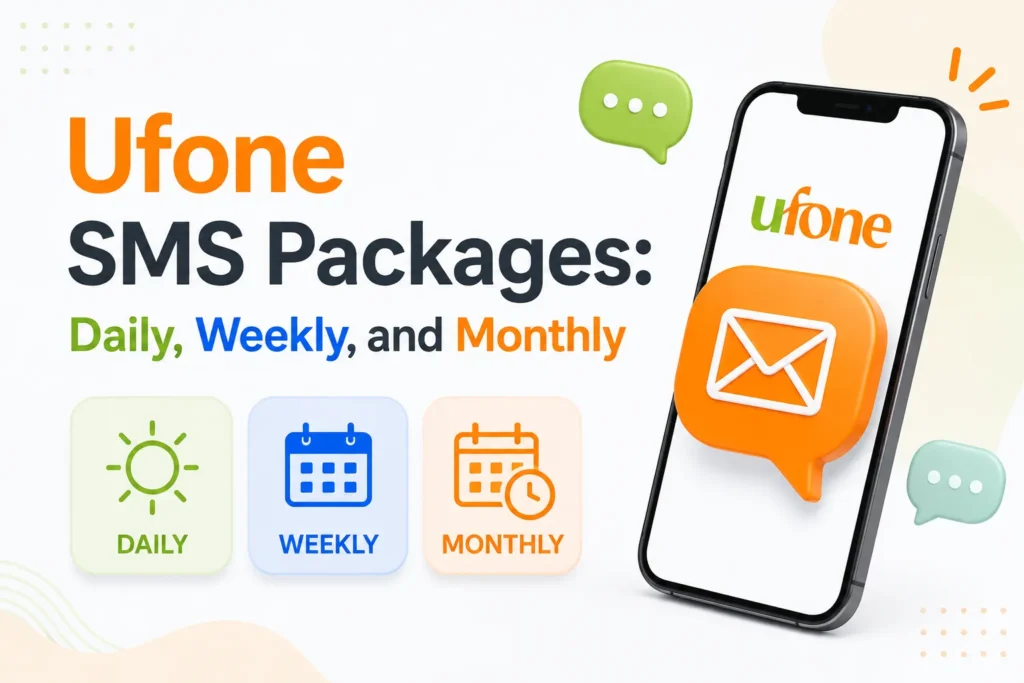 Ufone SMS Packages: Daily, Weekly, and Monthly ufone sms packages