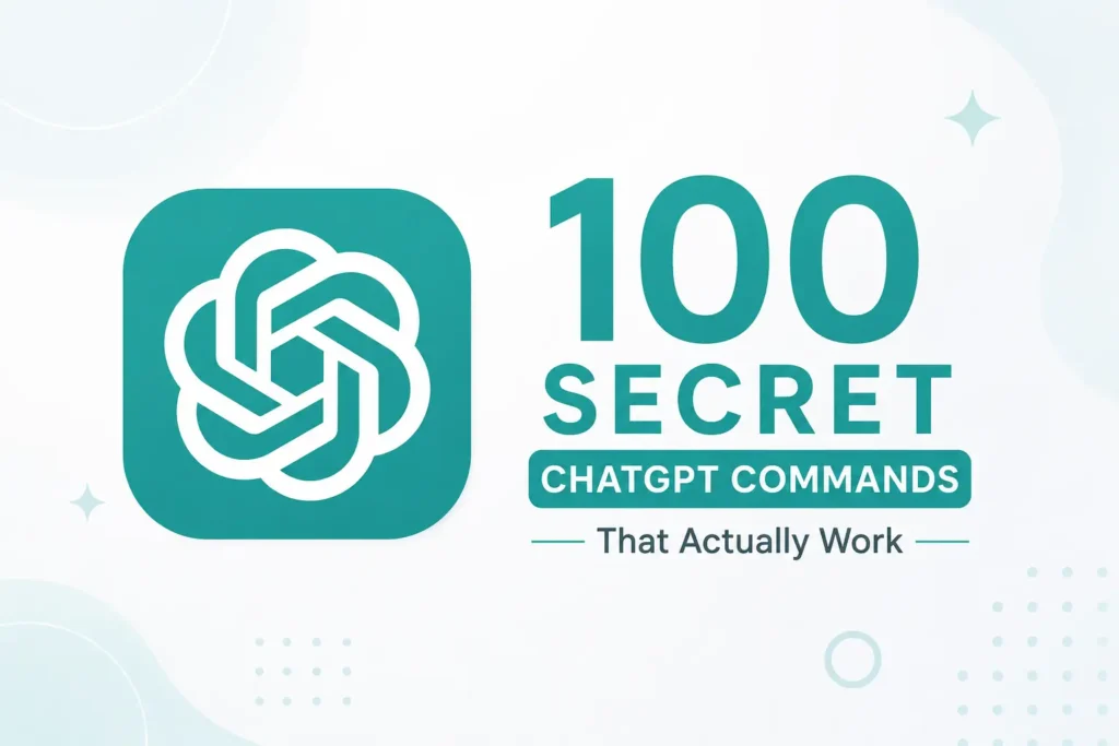 100 Secret ChatGPT Commands and Tricks That Actually Work chatgpt secret commands