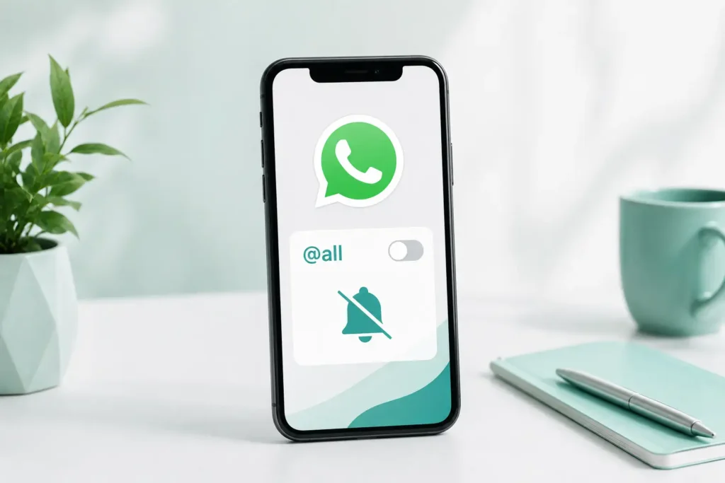 How to Turn Off @all Notifications on WhatsApp turn off whatsapp all notifications
