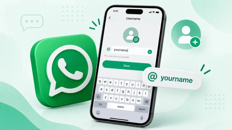 whatsapp username setup